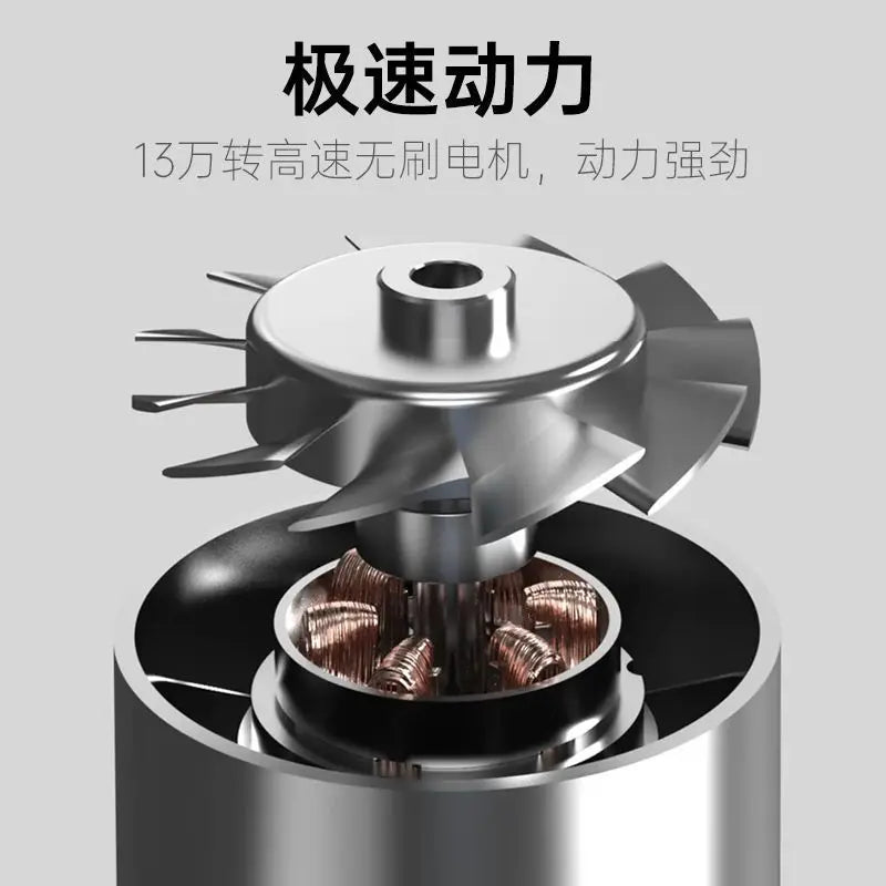 X5 Violent Fan 130000 RPM Electric Blower Violent Turbofan Tool For Household Outdoor Cleaning Handheld Fan
