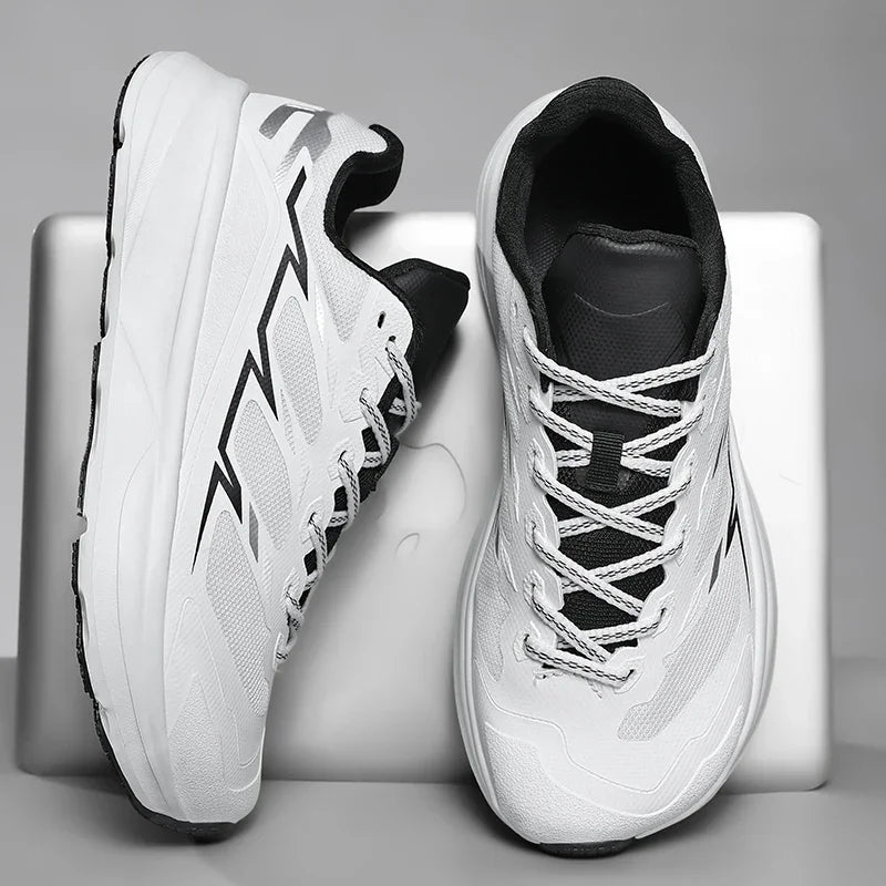 Wide Toe Men Running Sneakers Minimalist Barefoot Shoes Lightweight Breathable Zero Soles Outdoor Man Casual Walking Sport Shoes