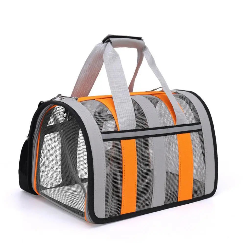 1Pc S/M/L Portable Folding Cat Bag Comfort Safety Large Capacity Crossbody Outdoor Pet Breathable Backpack Handheld Pet Bag