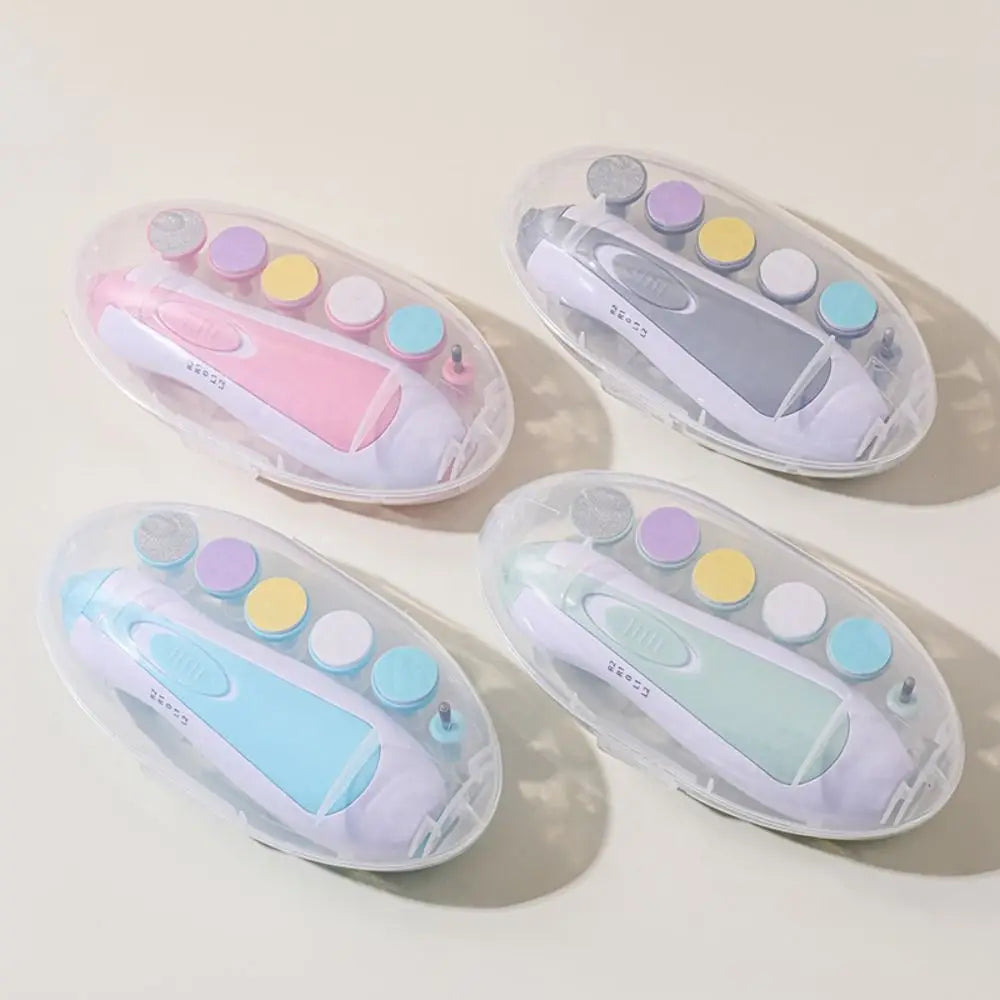 Multifunctional Electric Baby Nail Trimmer with Light Care Nail Baby Nail Clipper Manicure with Storage Box Baby Nail Grinder