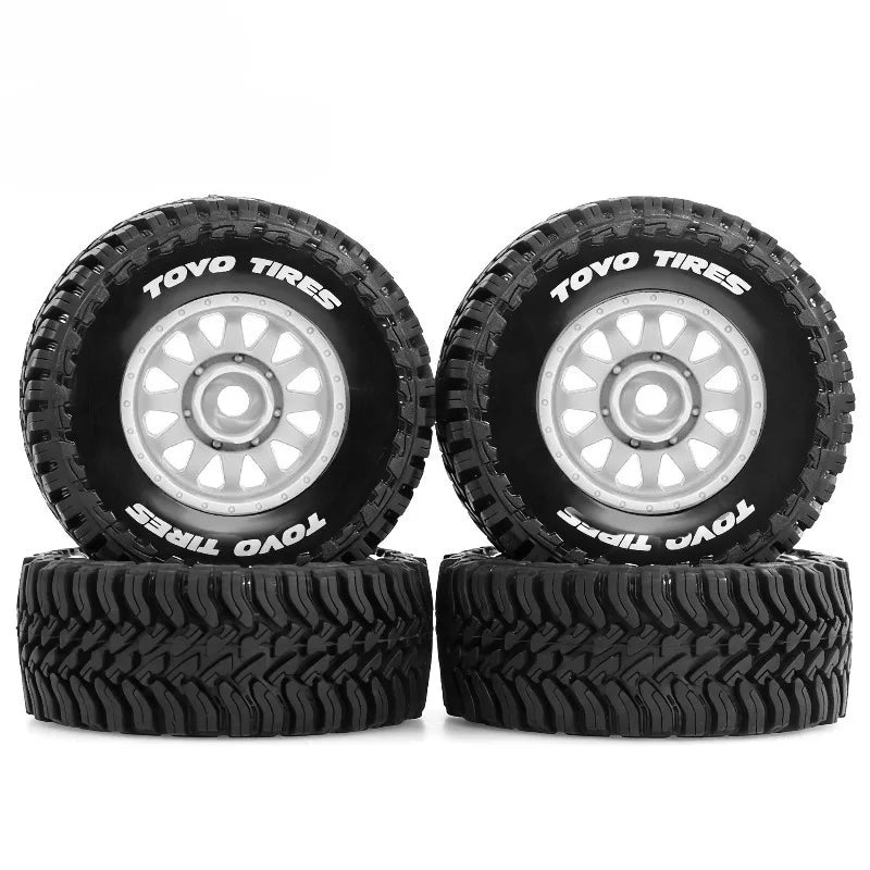 FOR 1/14 1/16 Racing Truck Tires Rubber Tyres 12mm Hex for RC Car ARRMA MOJAVE HPI HSP Tamiya MJX 14211 HBX 3100a Q130c SCYWltoy