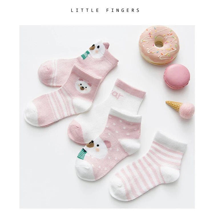 15Pairs/lot Infant Baby Socks Baby Socks for Girls Cotton Mesh Cute Newborn Boy Toddler Socks Baby Clothes Accessories