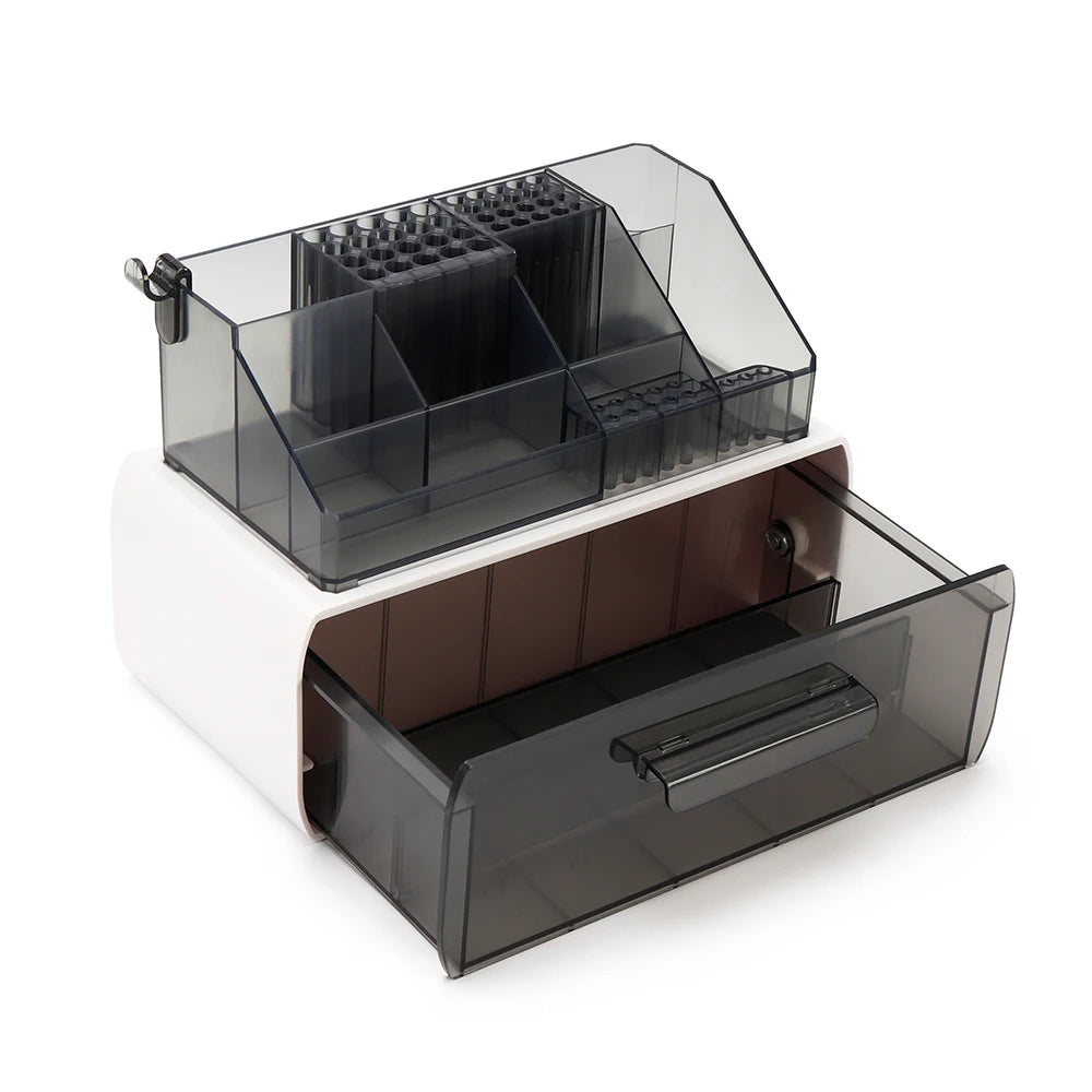 Acrylic Storage Rack Nail Art Tools Organizer Nail Salon Display Rack Large Capacity Storage Box Gel Polish Cosmetic Drawer