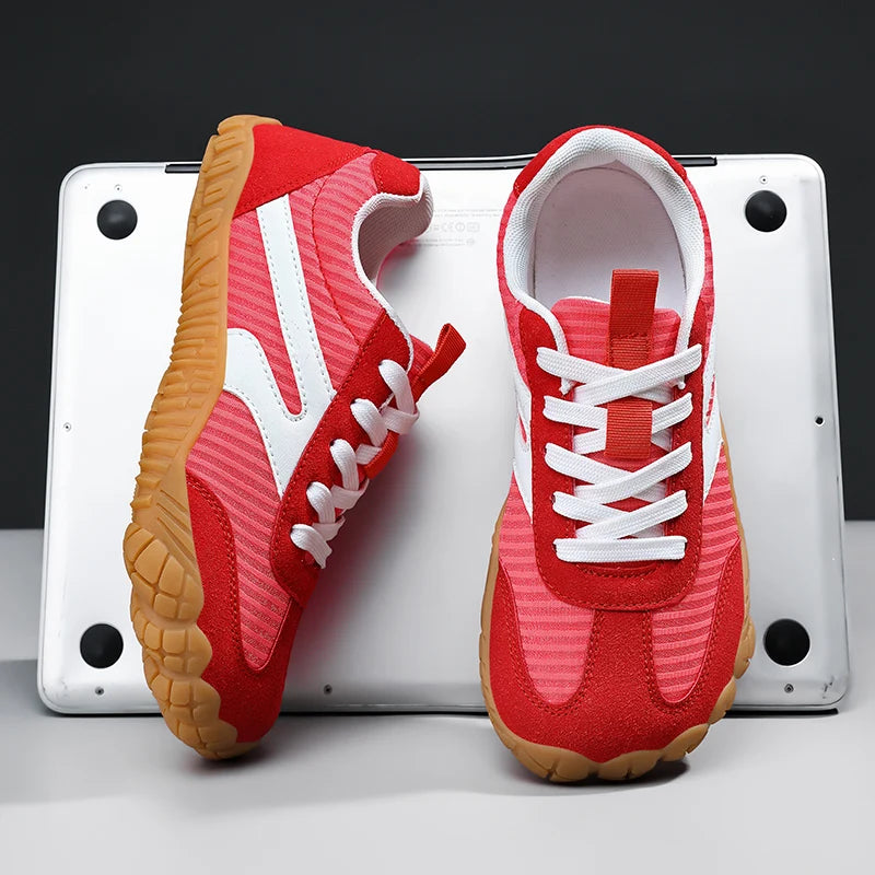 New Wide-toe Men's Shoes Casual Soft Sole Wide-Toe Shoes Walking Sneakers Breathable Mesh Comfortable Barefoot Shoes Big Size 48