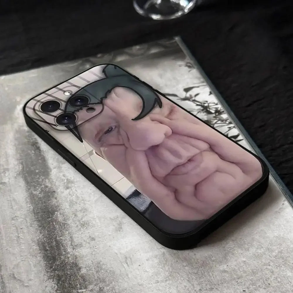 Funny Ugly Man Soft Phone Case For iPhone 17 16 15 14 13 12 11 Pro Max Plus Mini SE Air 16e Silicone Cover Shell Fundas Skin