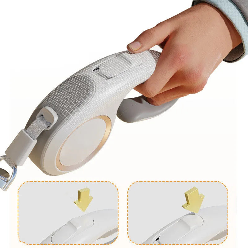 3/5m Nylon Dog Leash Automatic Retractable Durable Lead Automatic Retractable Traction Flexible Small Medium Dogs Pet Products