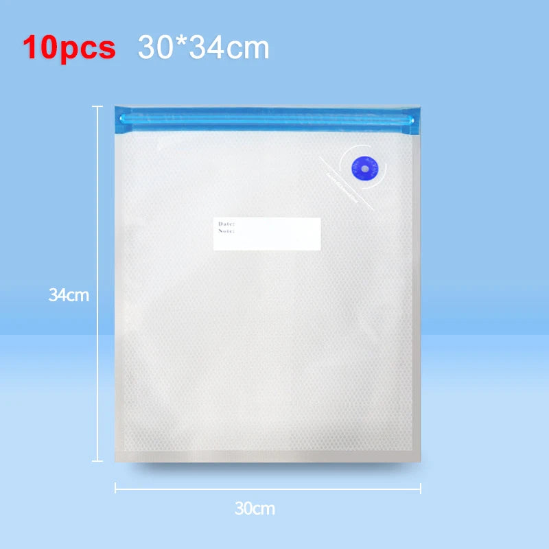Electric Air Pump Handheld Automatic Air Pump Food Fresh-Keeping Rechargeable Vacuum Sealer with BPA-Free Vacuum Packaging Bag