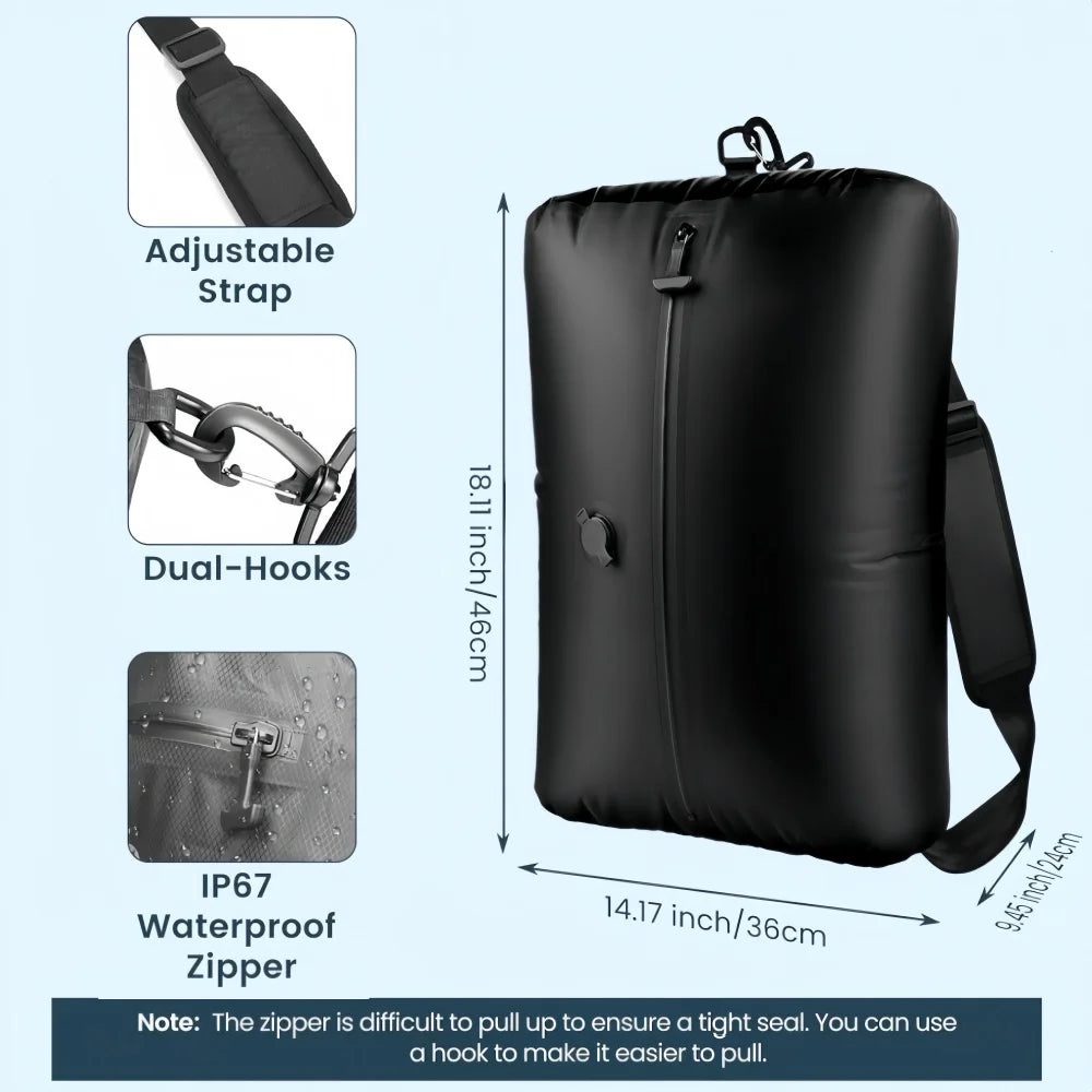 34L Vacuum Storage bags,Travel essentials suitcases Clothes organizer packaging bag practical compression packing cubes
