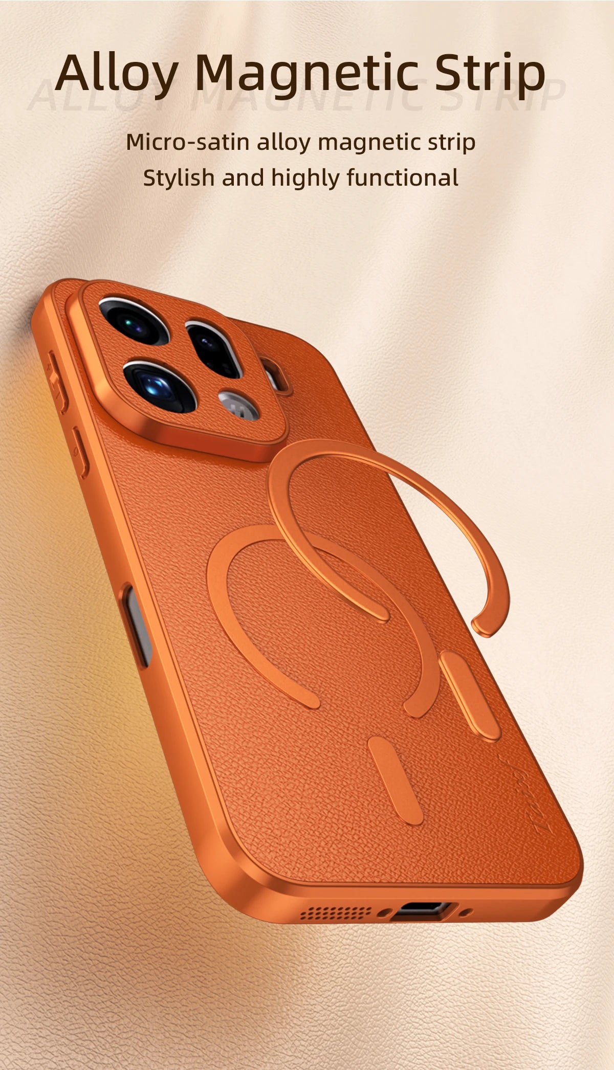 For POCO F8 Ultra Goat Leather TPU Frame Shockproof Case For Redmi K90 Pro Max Built-in Magnetic Strip Lens Protection Shell