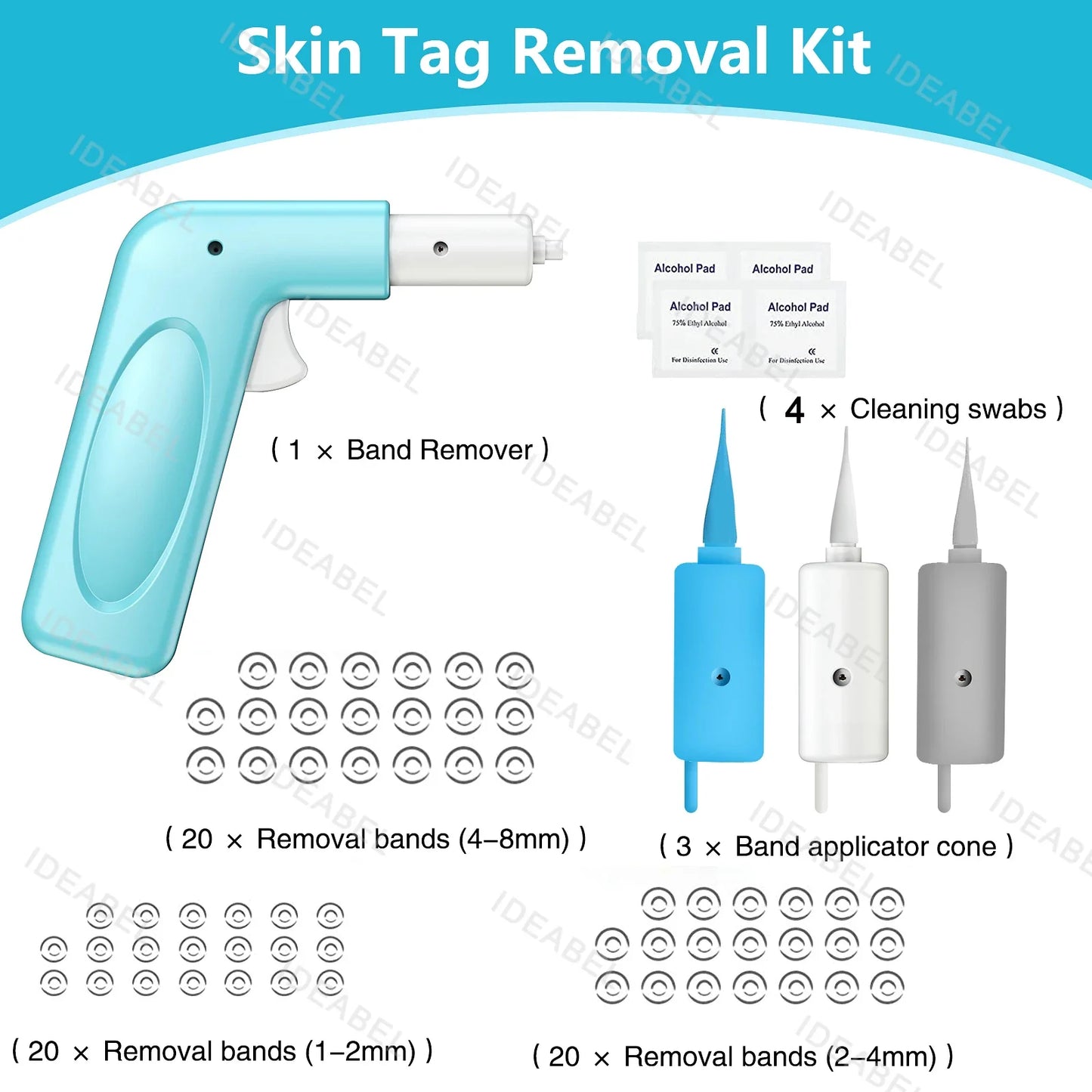 3 IN 1 Auto Micro Skin Tag Remover Device Standard And Micro Skin Tag Removal Kit Adult Mole Wart Remover Face Care Beauty Tools