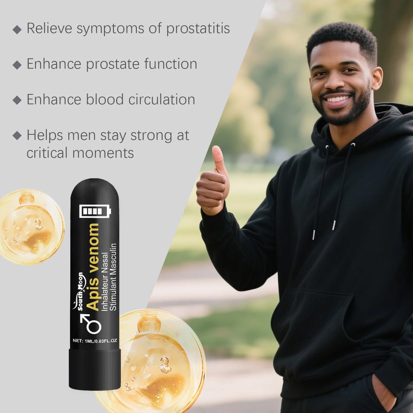 NEW Men's Nursing Nasal Sniffing Stick Gentle Care Daily Nutrition Body Comfortable Inhalation Nasal Sniffing Stick 2026