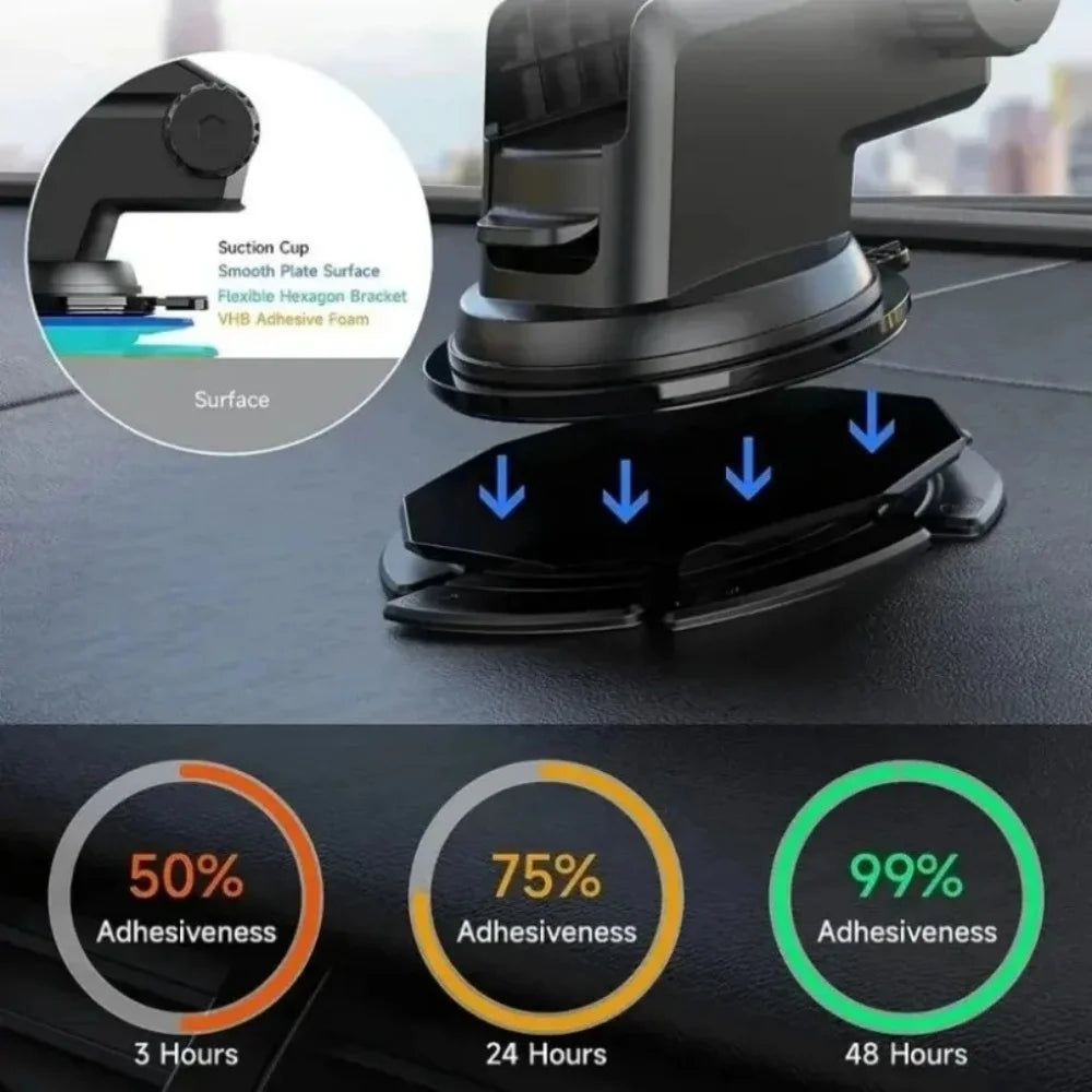 Universal Suction Cup Phone Holder Mount Base Pad Adhesive Disk for Car Dashboard Windshield Curved Surface Cellphone Stand