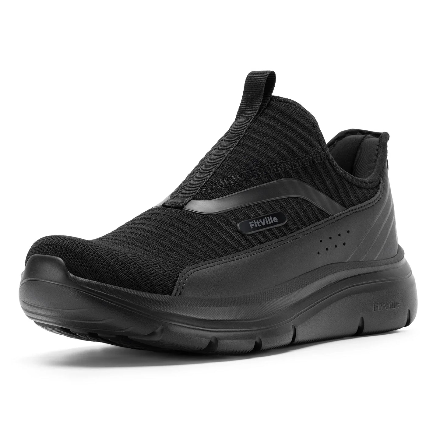 Fitville Wide Men'S Sport Shoes Fitness Walking Shoes Lightweight Breathable For Outdoor Casual Sports Running Shoes Sneaker