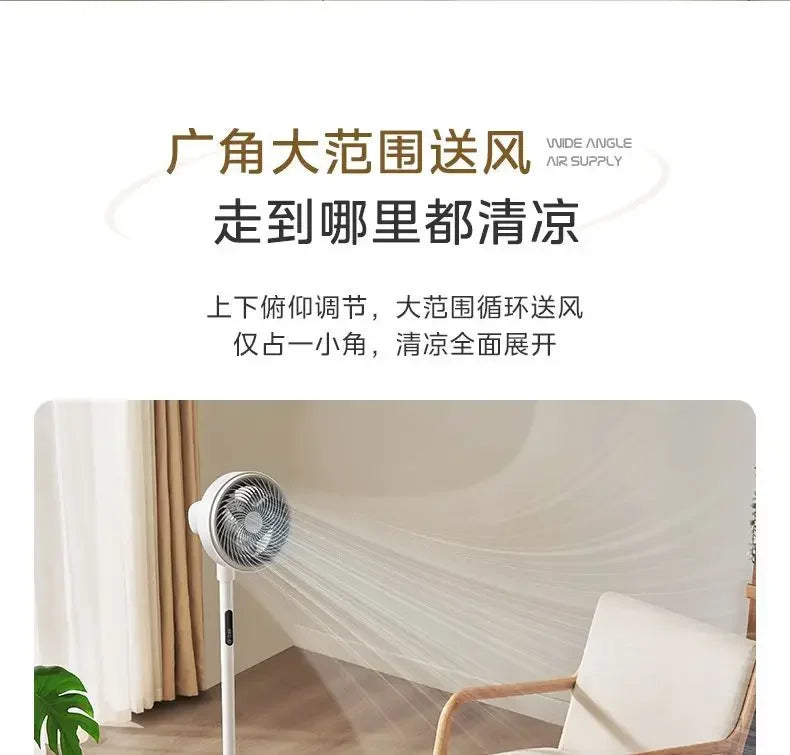 air circulation fan electric fan floor-standing high wind remote control timing household floor fan  air cooler