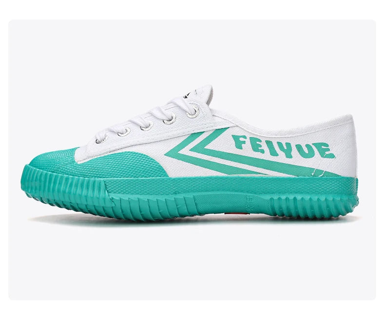 DaFu Flying Men's Running Jump Far Athletic Shoes Sports Women's Canvas Couple's Black Shoes Low Top Breathable Rubber Sole