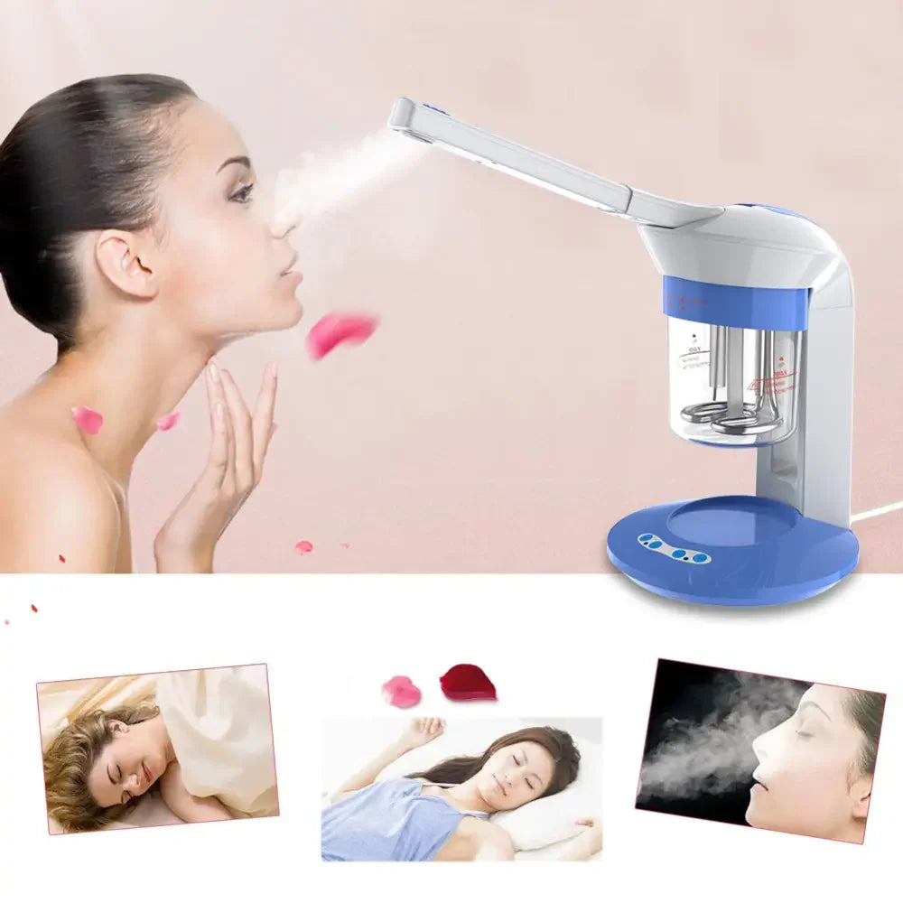 Professional Vaporizer Face Care Facial Thermal Water Steamer Nano Mist Sprayer Nebulizer Ozone Vapor Steam Fogger Beauty Tools
