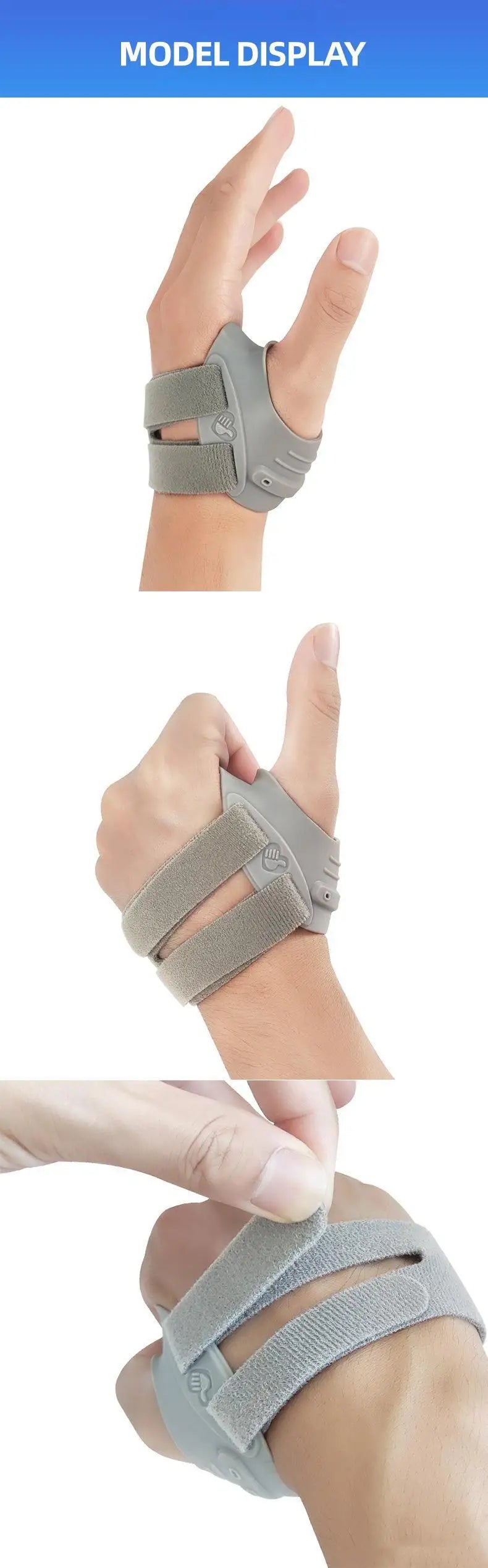 CMC Thumb Brace Wrist Brace for Osteoarthritis Pain Relif and Tendonitis Lightweight and Breathable Compression Wrist Straps