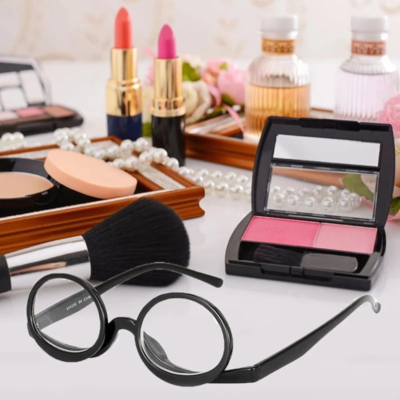 NONOR Makeup Readers Flippable Dual Lens Fashion Reading Glasses for Women Eyeglasses Diopter +1.0 +1.5 +2.0 To +4.0