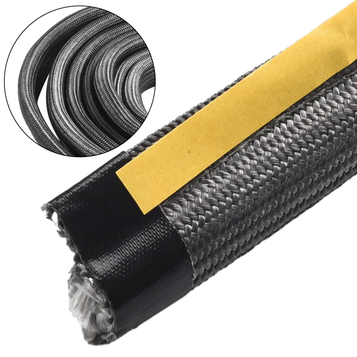 Door Seal Stove Rope Diameter 10mm Glass Yarns Log Woodburner Oven Thermal Insulation 1pcs Brand New High Quality