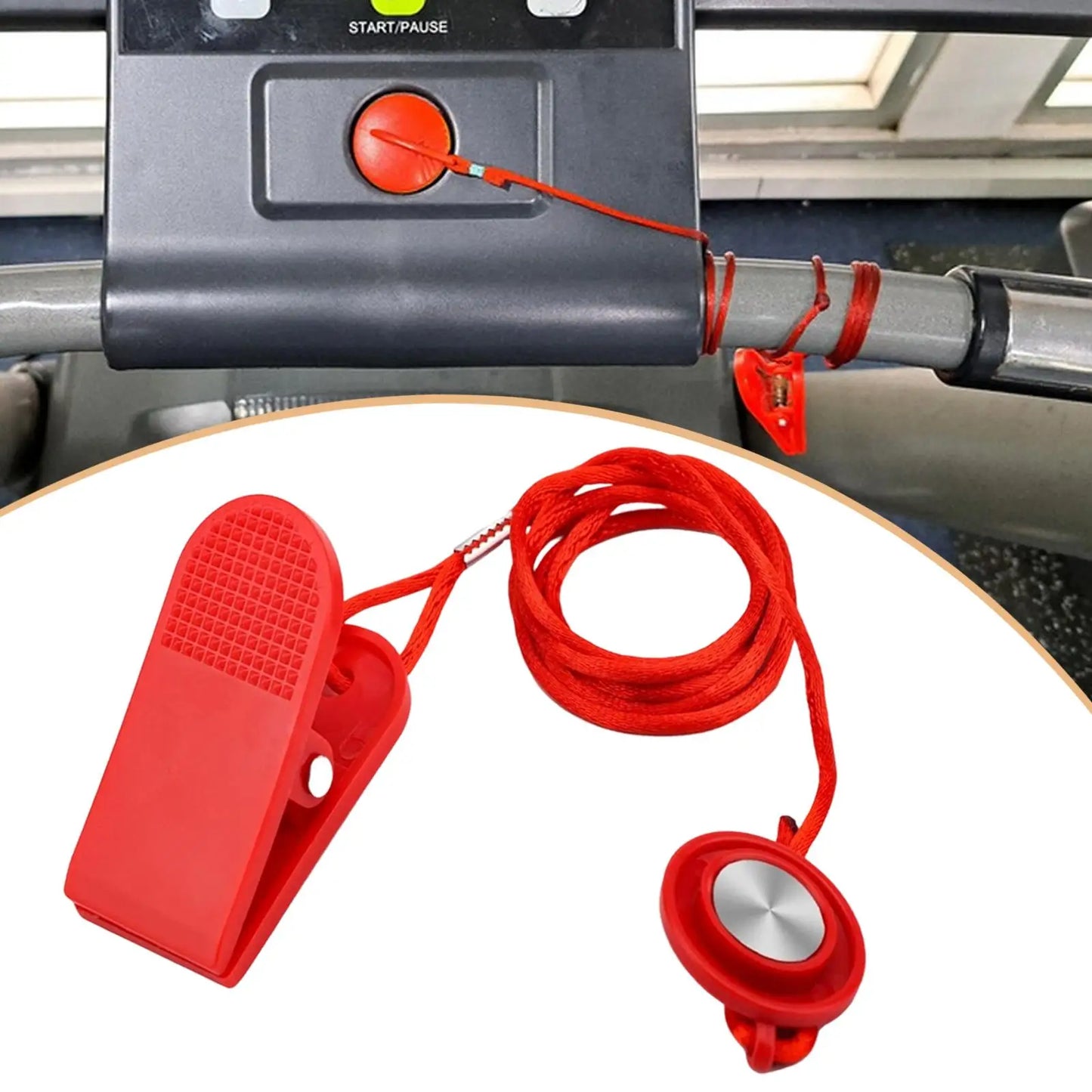 Treadmill Safety Key Clip Most Treadmills Supplies Cardio Training Device Running Treadmill Replacement Key Magnet Security Lock
