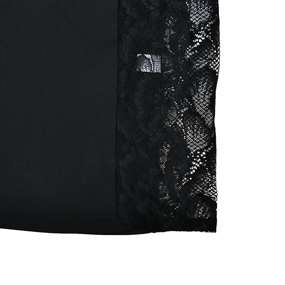 Talenza Luxury Lace Evening Dress Sexy  See-Through Cutout Lace Backless Dress Elegant Sleeveless Halter Neck Women Party Dress