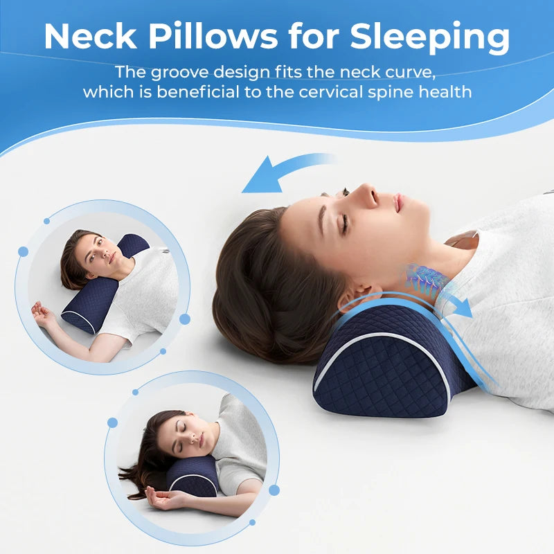 Relieve Neck Discomfort Cervical Sleeping Pillow, Orthopedic Neck Pillow, Breathable Washable, Ideal for Every Sleeper