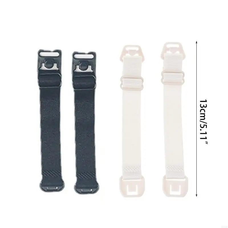 2PCS Breastfeeding Bra Accessory Adjustment Buckle Extender Hook for Nursing Bra Pumping Bra Extending Shoulder Straps 69HE