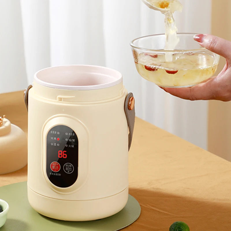 New Multifunctional Rice Cooker Portable Small Travel Electric Kettle Household Electric Cooker Hot Pot 110V US/220V EU Plug
