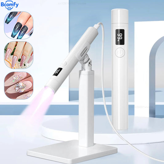 UV LED Nail Lamp Nail Dryer Lamp Removable Mini Portable Nail Dryer Rechargeable Nail lamp For Gel Nails Nail Art Tools
