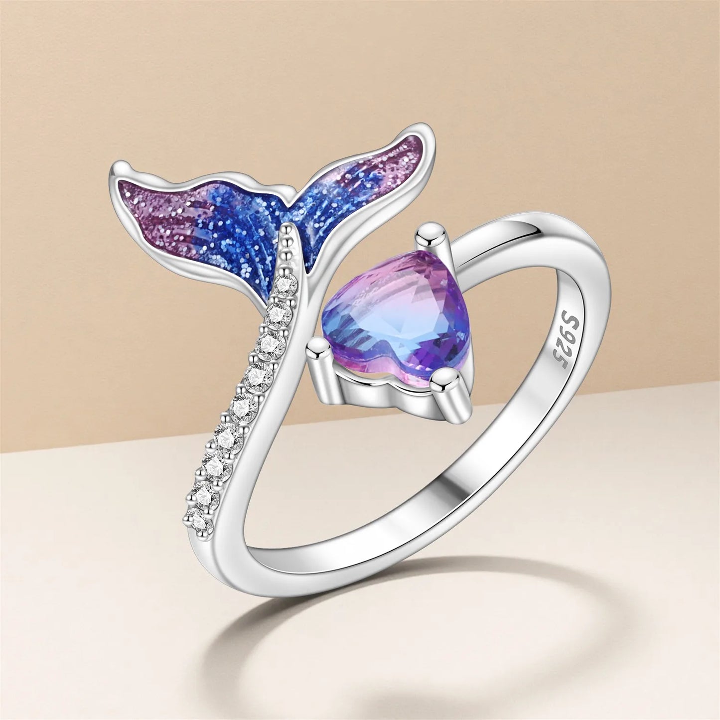 Original 925 Sterling Silver Zircon Bone Balloon Dog Adjustable Open Ring Fine Jewelry Luxury Gift for Women Birthday Party 2026