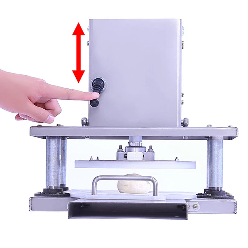 Noodle Pressing Machine 400pcs/H Electric Commercial Hand-grabbing Cake Pressing Machine Dough Flattening Machine Pressing Dough