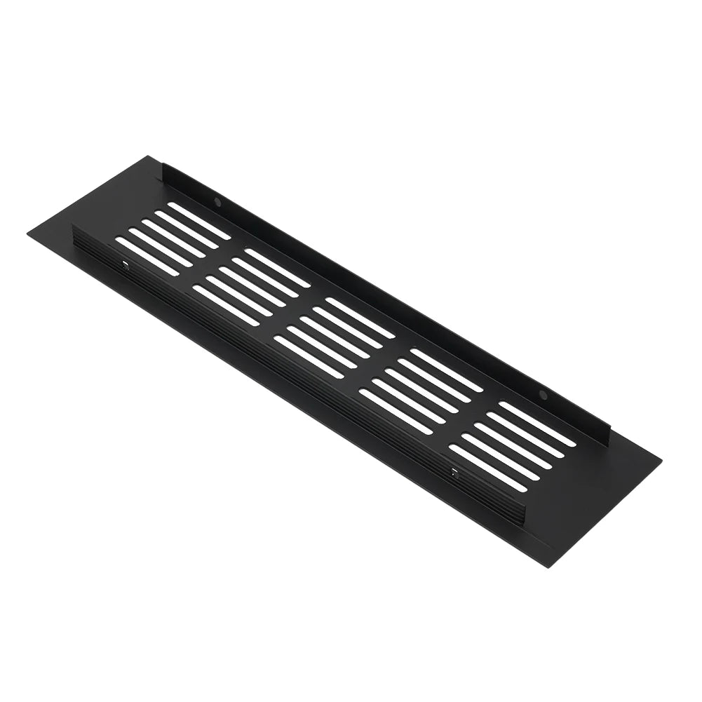 60mm Aluminium Rectangular Cabinet Wardrobe Air Vent Grille Ventilation Cover