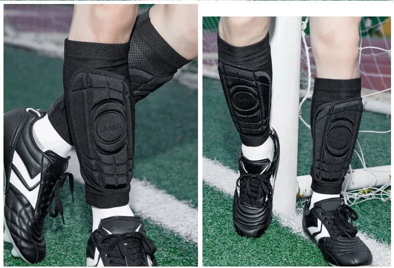 Anti-collision Soccer Football Shin Guard Adults Basketball Calf Support Compression Muscle Socks Running Leg Sleeve Warmer