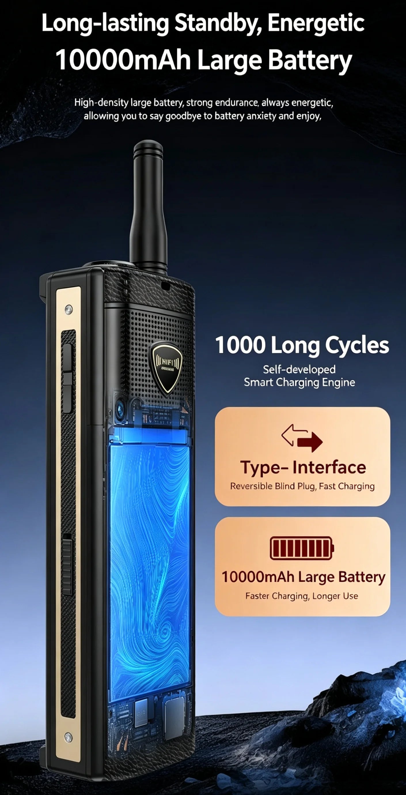 Touch  Screen 4G LTE Mobile Phone Android 13 4GB RAM 64GB ROM Fast Charging Dual SIM WiFi 5G/BT5.0/GPS