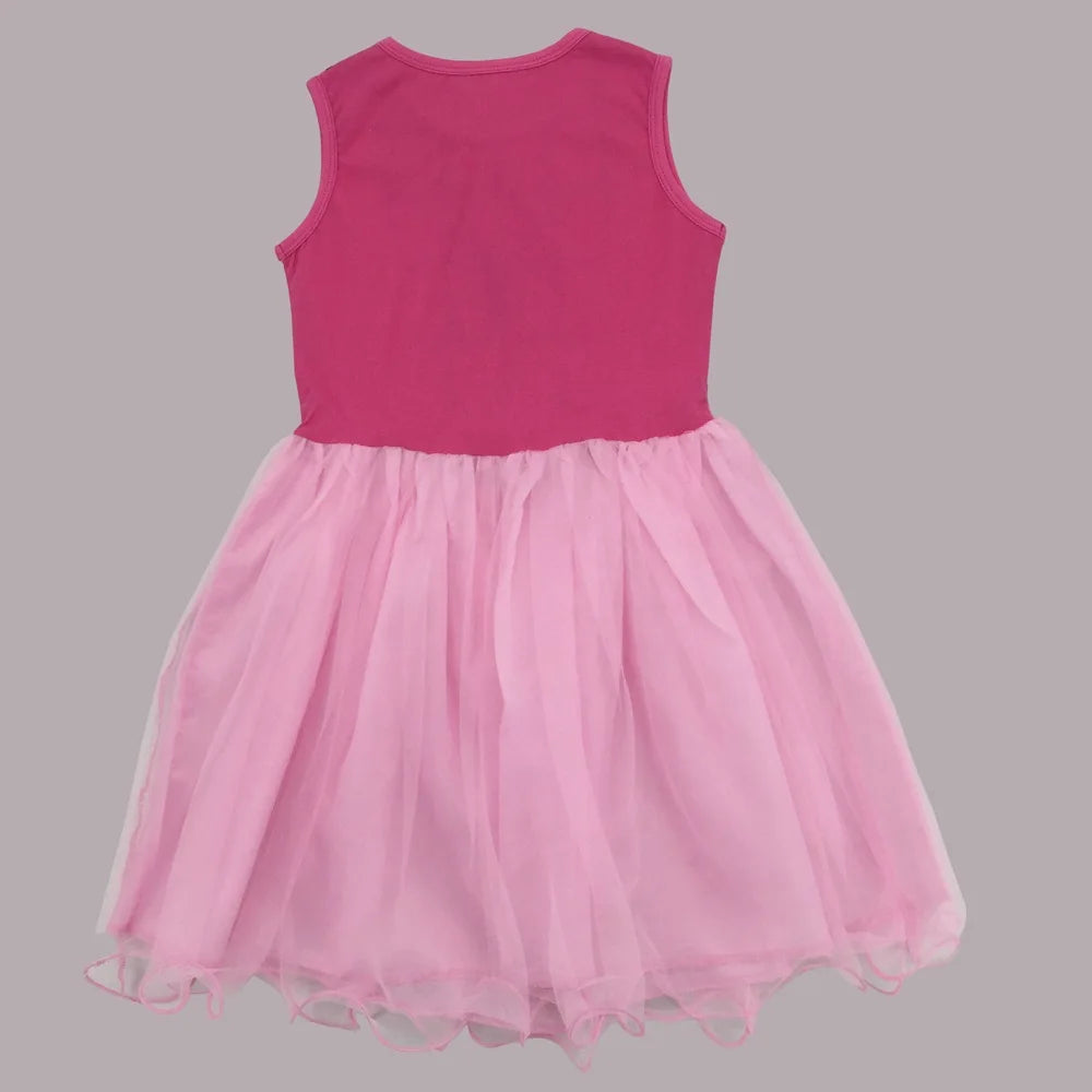 Hot girl children's costume cosplay costume cool 3-12-year-old children's Christmas costume Halloween little girl pink dress new