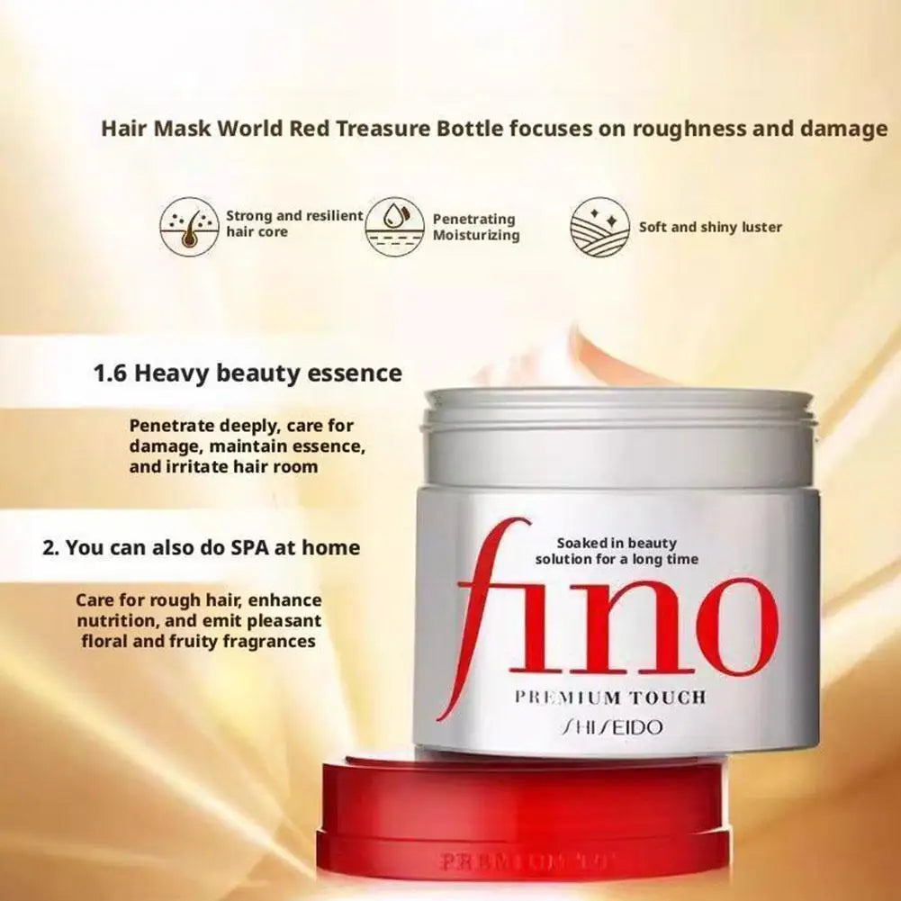 Fino Hair Conditioner Shampoo Hair Mask For Oil Control Volumizing Smoothing Repairing Damaged Frizzy Hair Soften Hair Care Tool