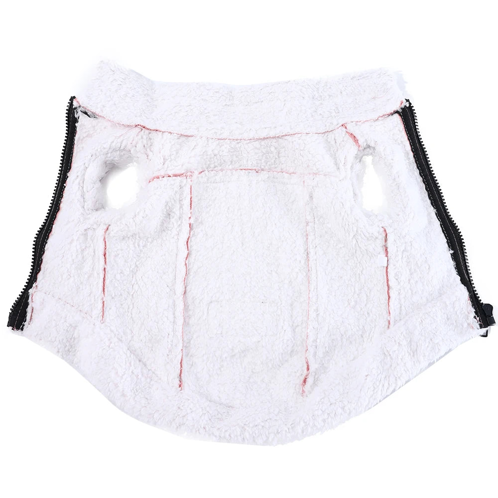 Pet Dog Jacket Coat For Small Medium Dogs Cats Winter Warm Fleece Puppy Clothes Windproof Cat Clothing Chihuahua Bulldog Outfits