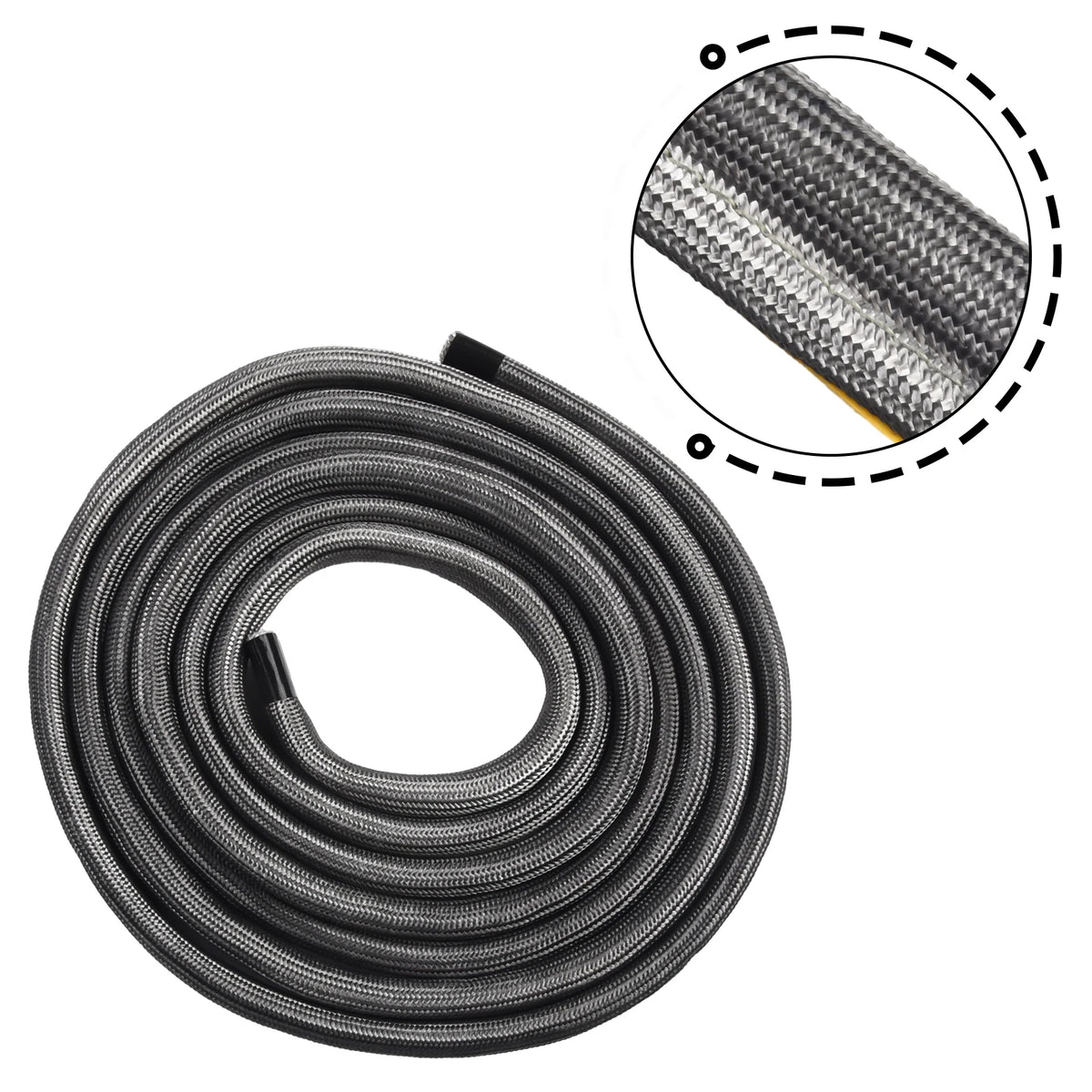 Door Seal Stove Rope Diameter 10mm Glass Yarns Log Woodburner Oven Thermal Insulation 1pcs Brand New High Quality