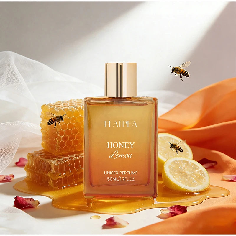 Honey Oud Rose Gourmet Scent Perfume,Women Sweet Warm Eau De Toilette,Lemon/Blackcurrant/Sandalwood/Vanilla Light Fragrance Mist