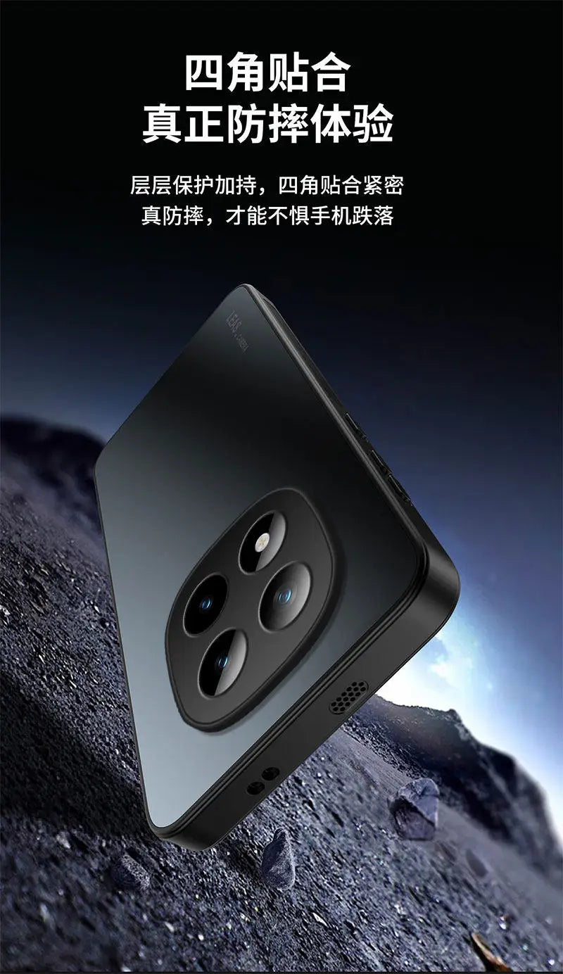 For POCO M8 Pro 5G Shockproof Armor Frosted Case for Mi POCO M 8 M8pro Camera Protection Matte Hard Bumper Cover Shell Capa