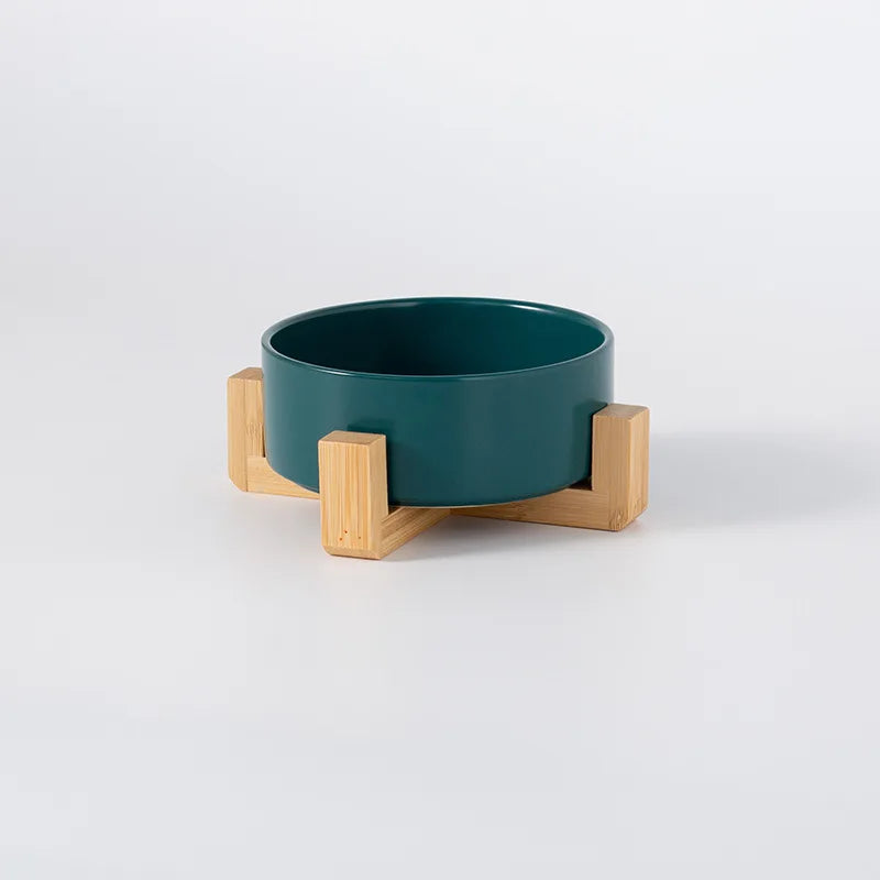 2026 Double Pet Bowl  Elevated Food Water Feeder For Cats And Dogs Neck Protection Simple Style Pet Supplies