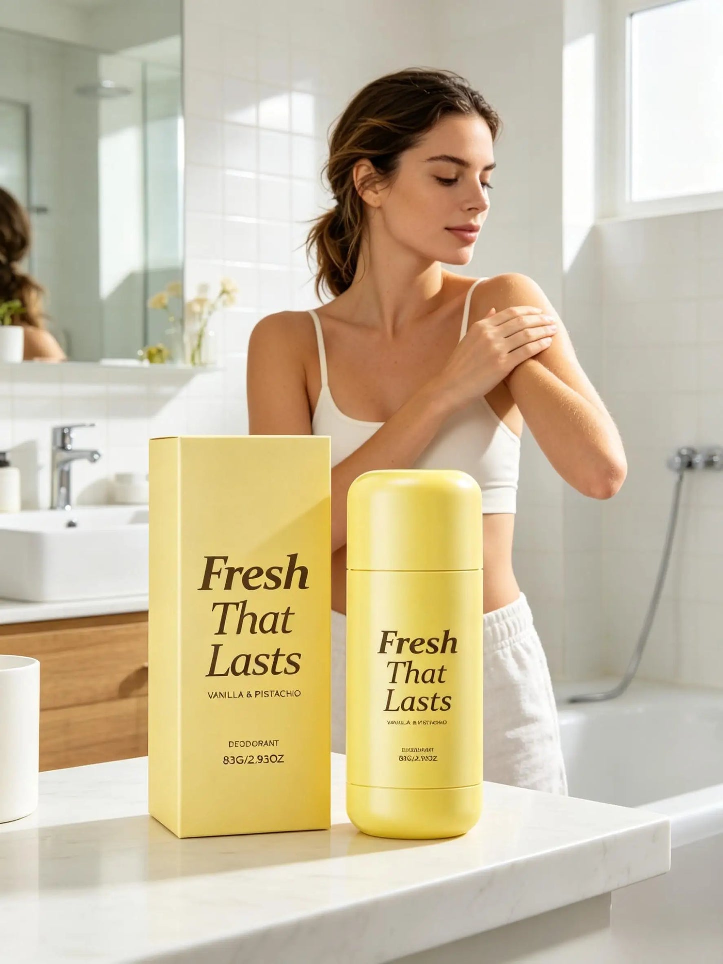 Vanilla Deodorant Stick Armpit Antiperspirant Odor Eliminator Brightening Skin Care Products Kojic Acid Turmeric Deodorant 83g