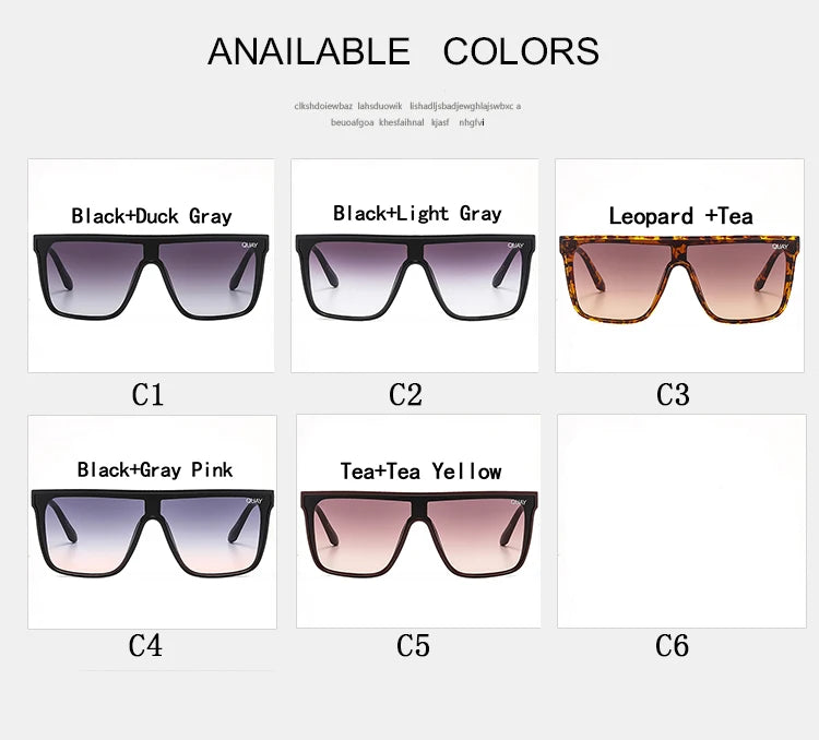 Brand Fashion Sunglasses Women Men Design Square Quay Sun Glasses for Women Retro Nightfall Female Shades Gafas Oculos UV400