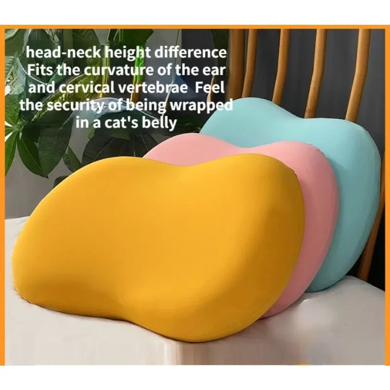 Cervical Neck Pillows  Memory Pillow Adult Cervical Children Soft Pillow Helps Sleep Single Neck Pillow with Pillowcase