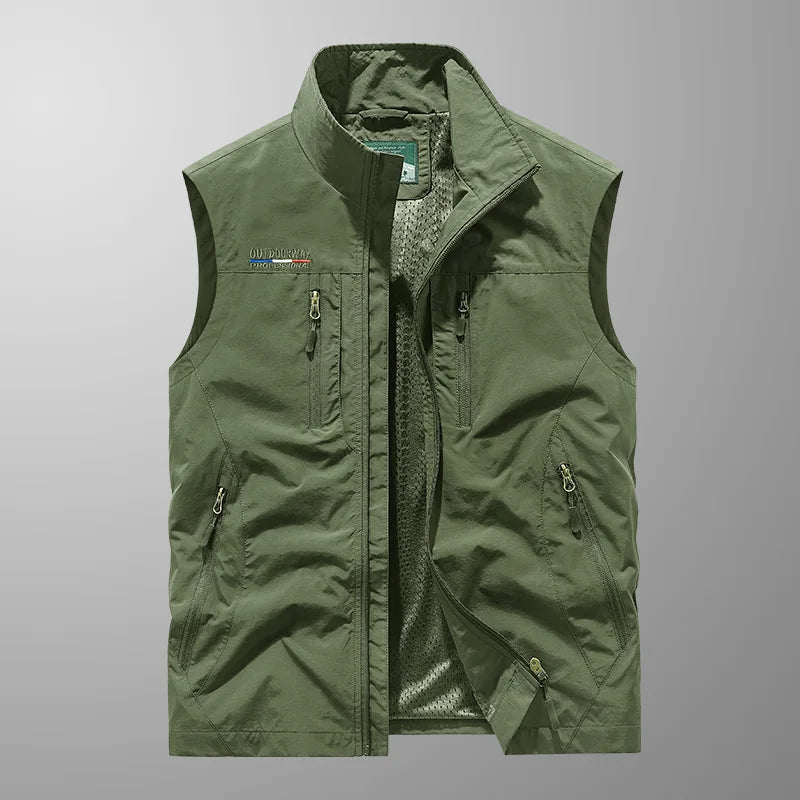 Multi-pocket Vest, Outdoor Activities, Rock Climbing, Hiking, Camping, Fishing, Mountain Climbing, Traveling, Photography, Vest