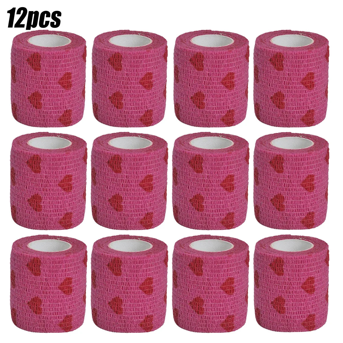 1/6/12/24/30pcs Tattoo Grip Strength Bandage Cover Tape Non Woven Waterproof Self Adhesive Wrist Protection Accessories