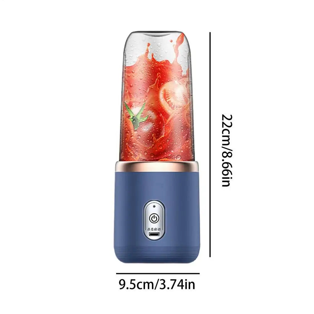 Portable Fruit Juice Blenders Summer Personal Electric Mini Bottle Home USB 6 Blades Juicer Cup Machine For Kitchen