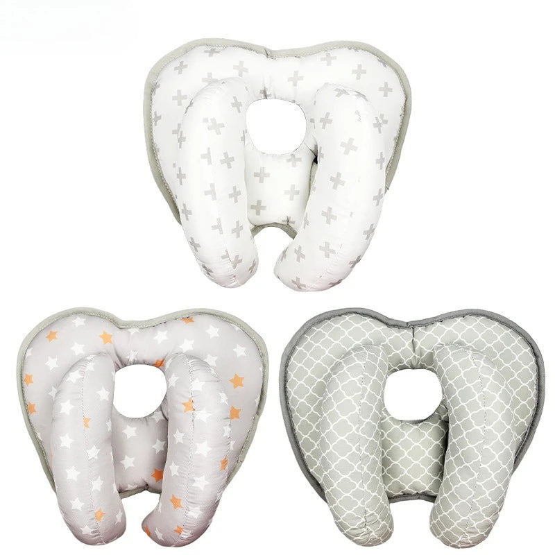 Infant Head Support Pillow for Car Seat Stroller Baby Neck Support Cushion with Adjustable Straps Child Head Rest Travel Pillow