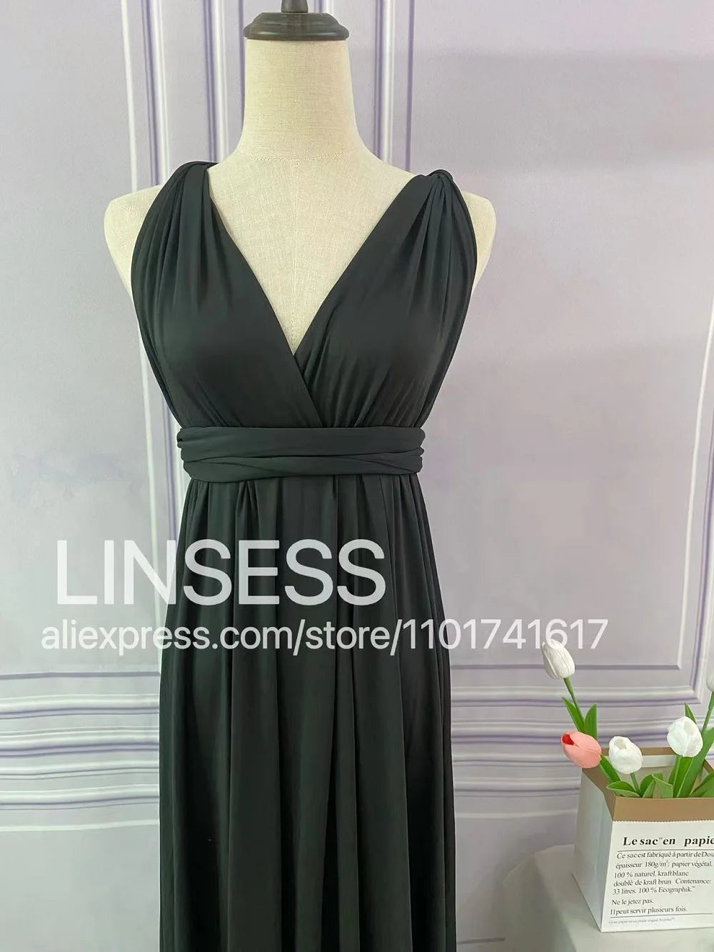 Multiway Maxi Dress Bridesmaid Dress Infinity Cocktail Dress Floor Length Bridesmaid Dress Maxi Dress for Bridesmaid Gifts