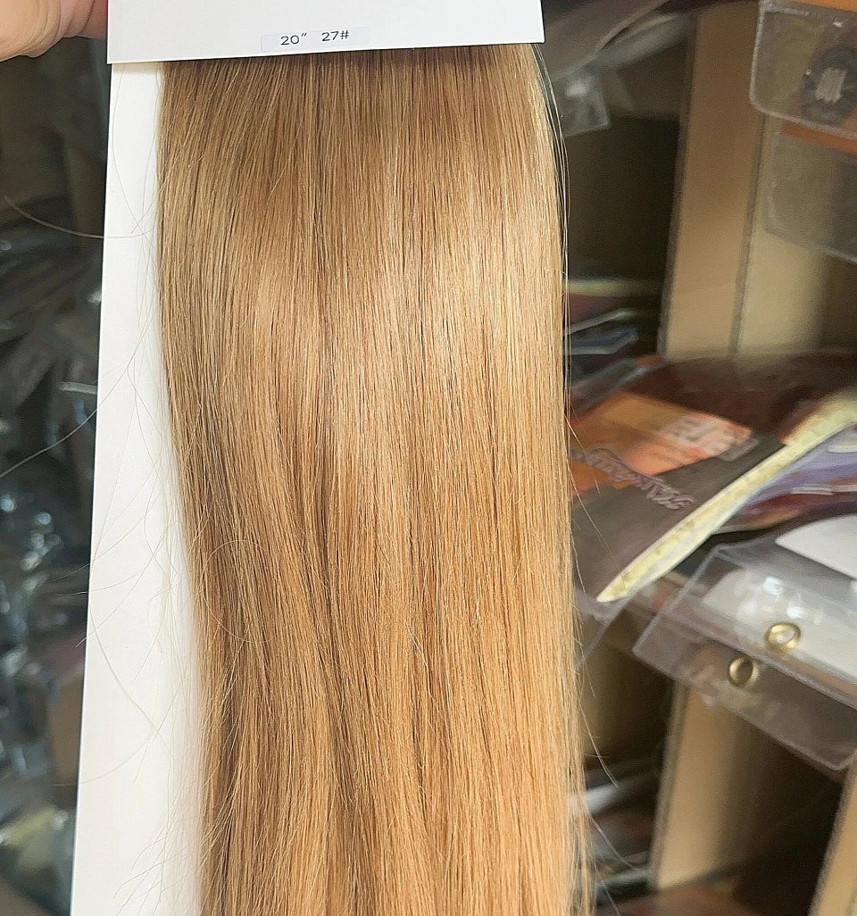 ZZHAIR 100% O Brazilian Human Remy Hair Extensions 16"-24" 2pcs Set 70g 80g Clips-in Two Pieces 2x10cm Natural Straight